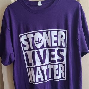 Purple Stoner lives tshirt